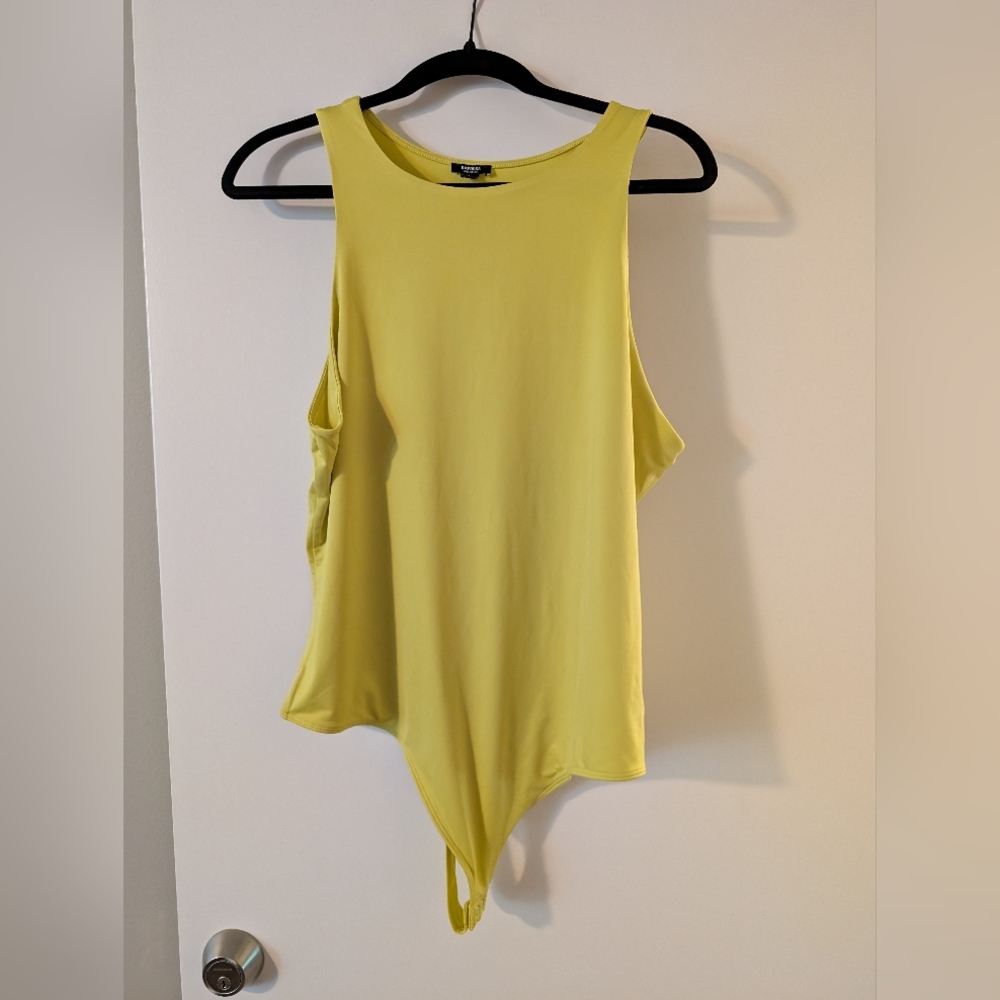 Express Yellow Tank Bodysuit